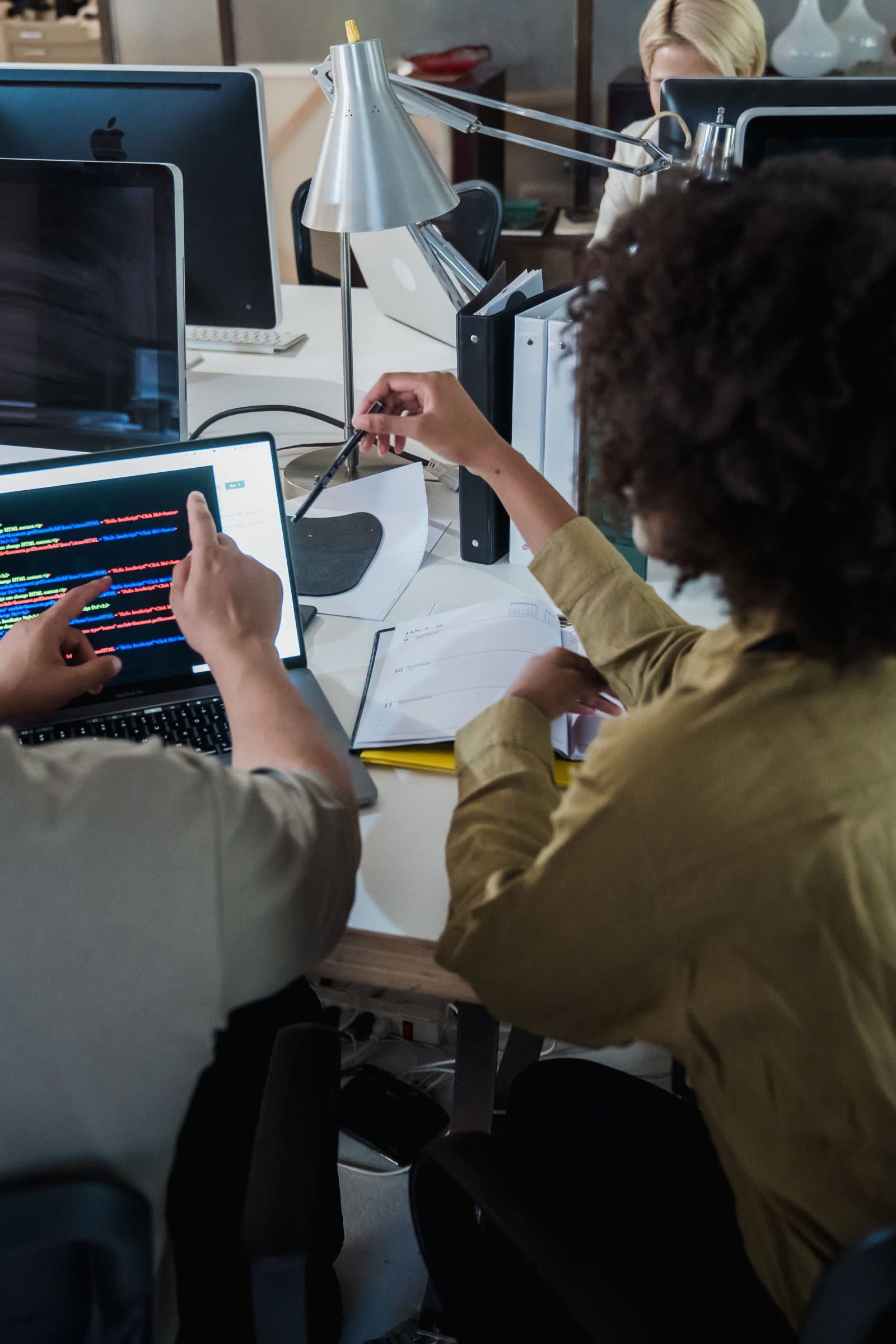 Pair-Programming während einer Schulung