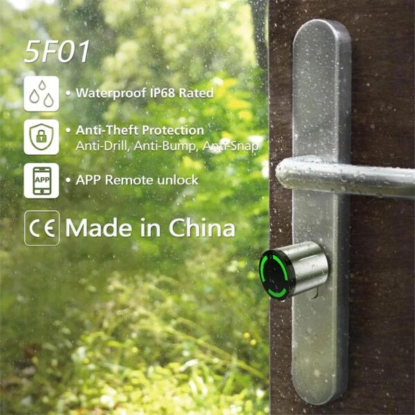 Double-Sided RFID Smart Lock Cylinder – App Control (Ttlock Compatible) - Image 3