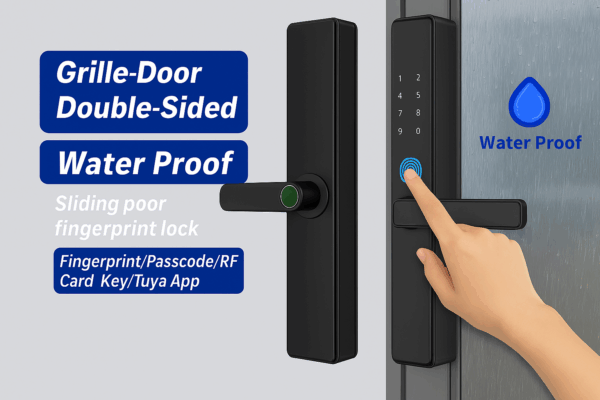 Double-Sided Smart Lock – Waterproof Fingerprint Door Lock with Tuya App - Image 3